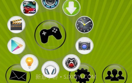 新型圆形桌面启动器V1.9截图