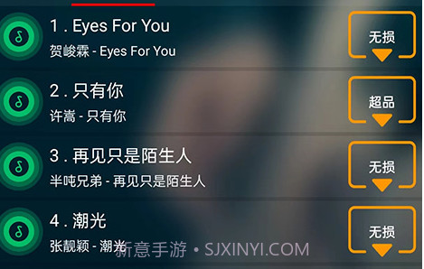 搜云音乐手机版v2.8截图