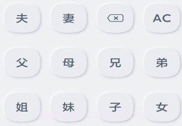 亲戚关系计算器v1.0.8截图