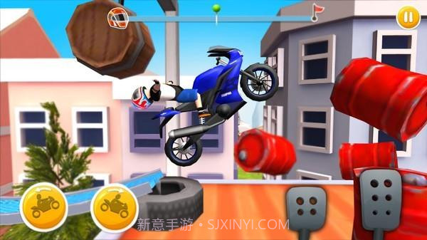 卡通自行车赛v3.13截图