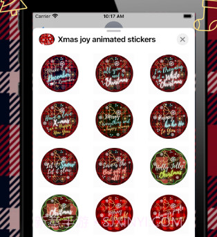 Xmasjoyanimatedstickersv1.10截图