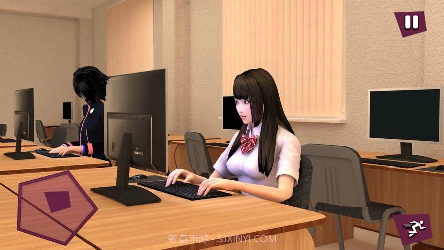 动漫学校的女孩生活模拟器3D中文版v1.0.12截图
