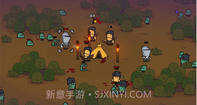 僵尸隆隆防御战v0.8截图