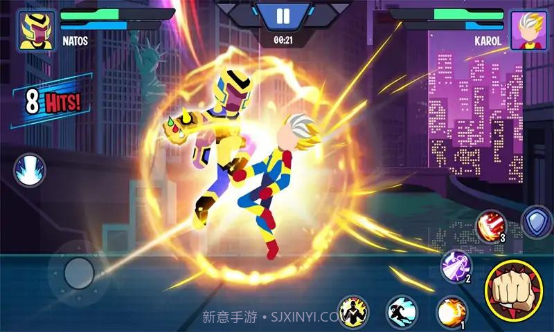 火柴人勇士超级暗影格斗无限金币钻石版1.9.19截图