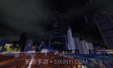 我的世界火炮模组和新奥肖尔城地图1.16.221.04截图