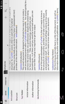 LaTeX编辑器截图2