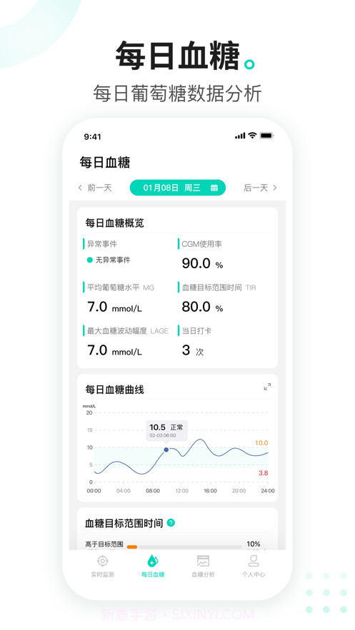 硅基动感动态血糖仪截图3