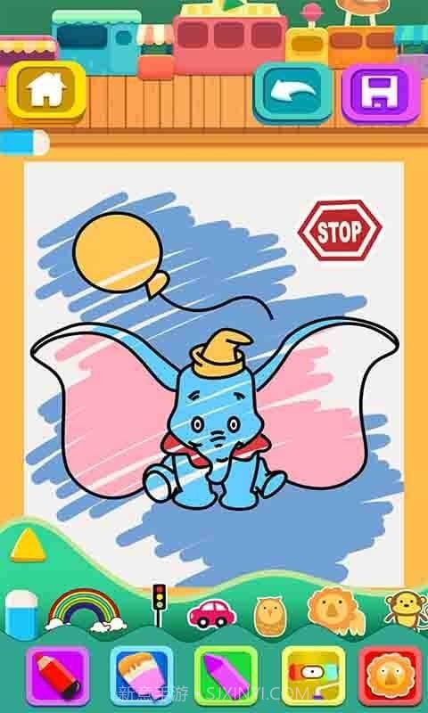 宝宝益智填色涂色书截图2 宝宝益智填色涂色书截图2