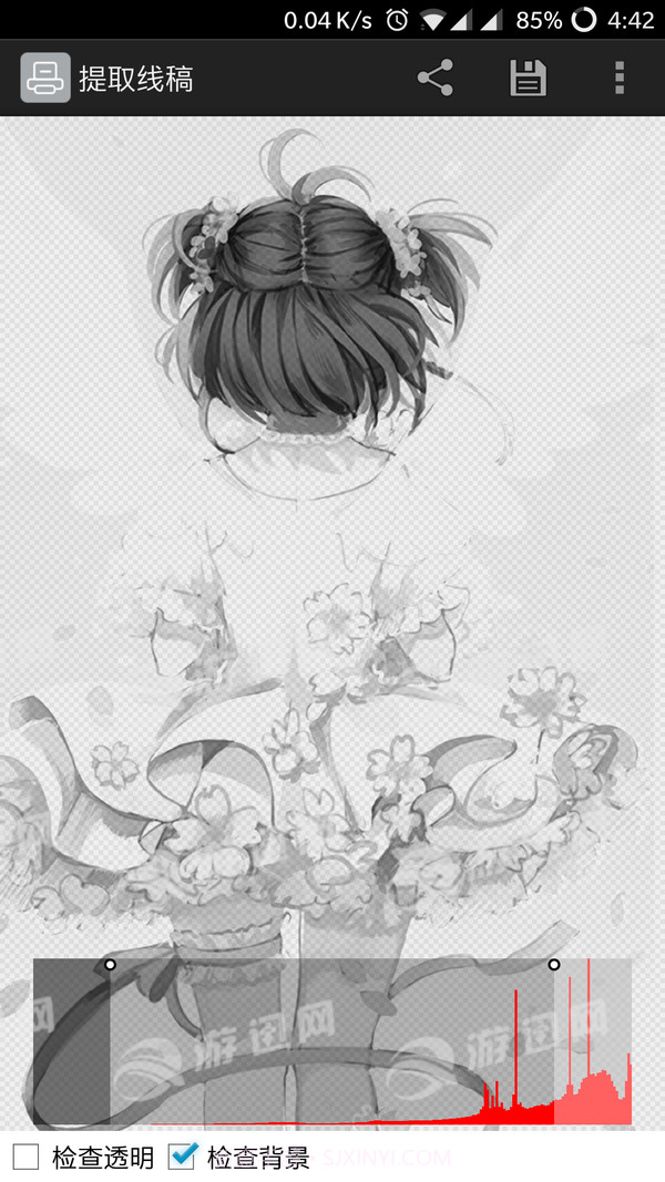 提取线稿截图1 提取线稿截图1