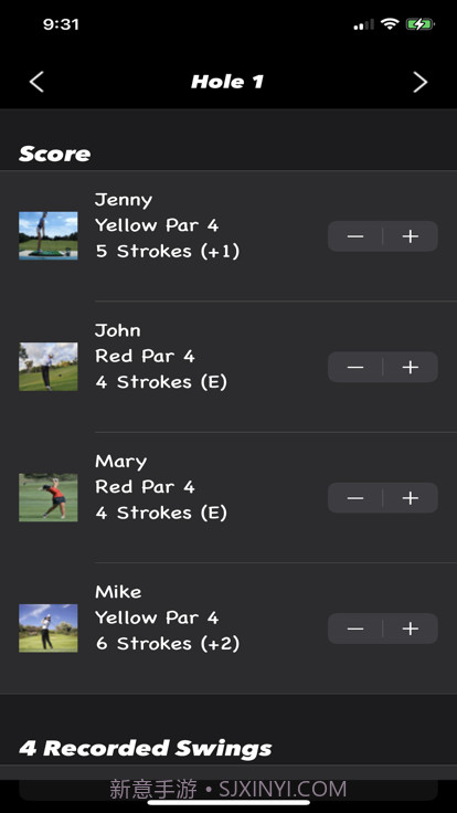 TMG追踪我的高尔夫截图2