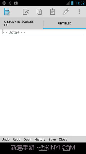 Jota+文本编辑器截图2 Jota+文本编辑器截图2