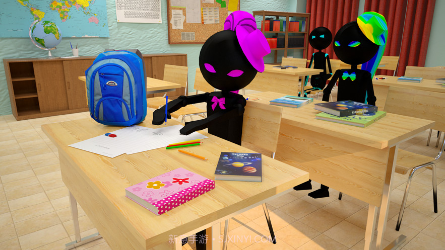 虚拟棍子高中女生截图1 虚拟棍子高中女生截图1