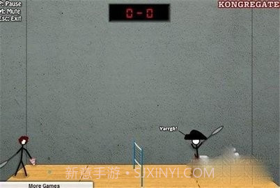 火柴人打羽毛球截图3