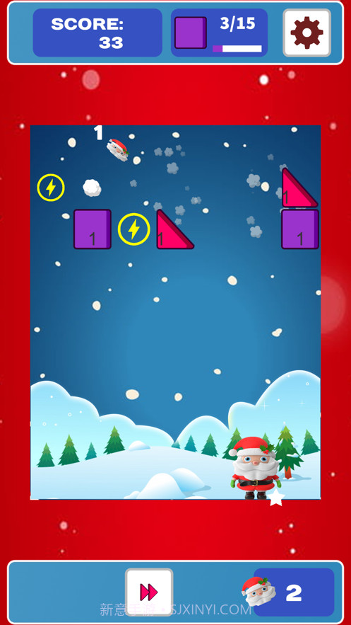 碎砖机圣诞老人截图1 碎砖机圣诞老人截图1