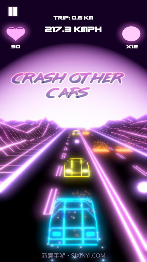 霓虹灯驱动器80年代的怀旧时代截图6 霓虹灯驱动器80年代的怀旧时代截图6