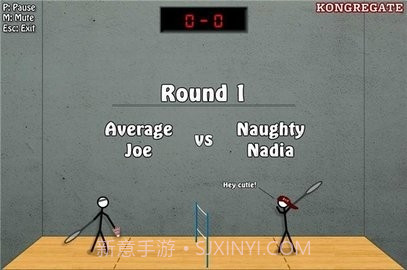 火柴人打羽毛球截图2