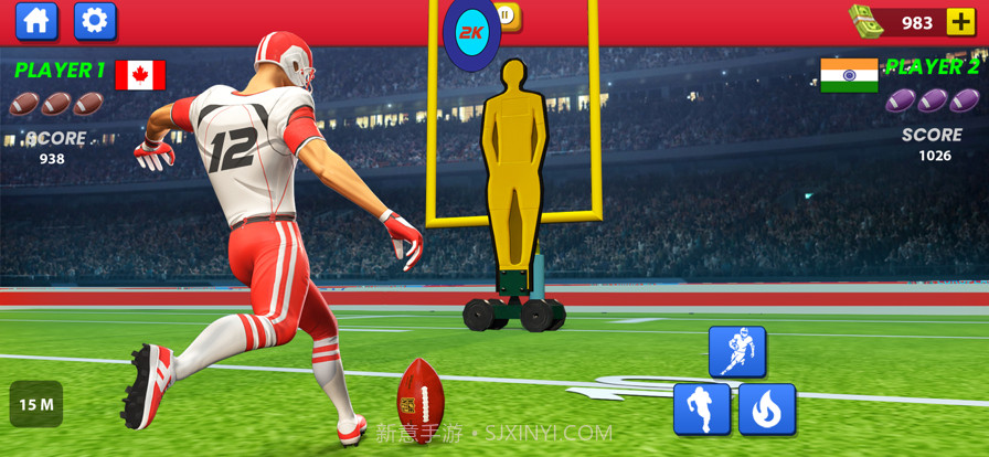 美式足球：橄榄球比赛截图4