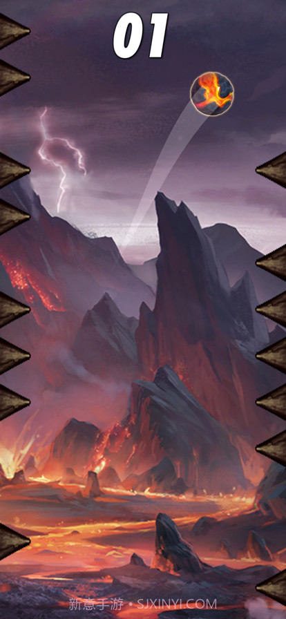 火山跳跳球截图3 火山跳跳球截图3