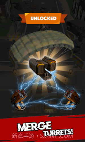 合并炮塔僵尸防御截图1