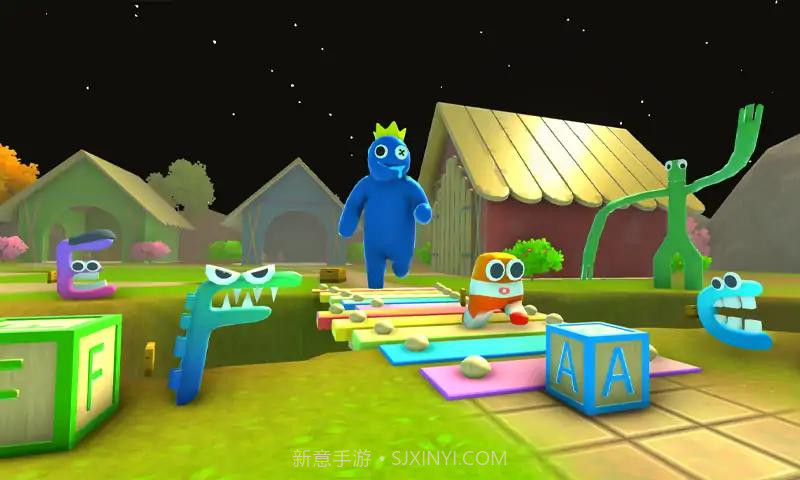 彩虹字母幸存者3D截图2