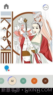 二次元数字涂色截图3 二次元数字涂色截图3