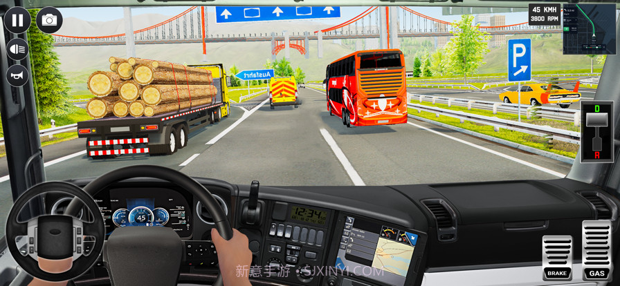 半卡车驾驶模拟器截图2