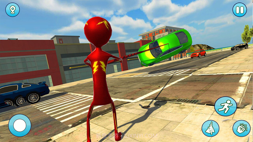神奇火柴人飞行英雄截图1