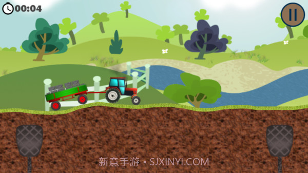 拖拉机上坡游戏截图1