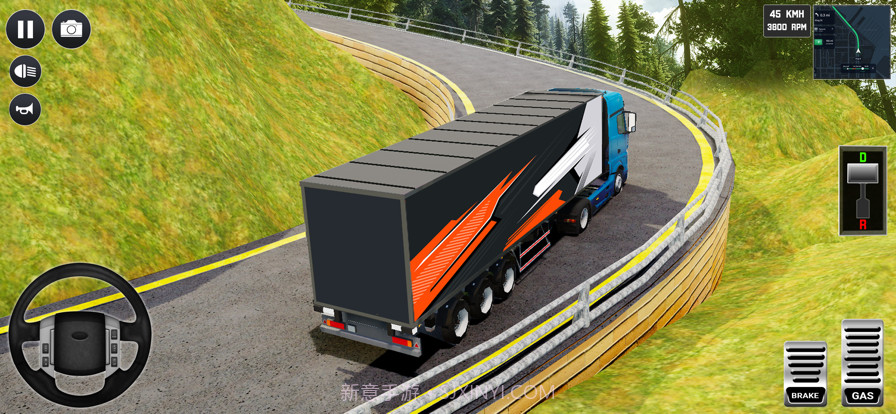 半卡车驾驶模拟器截图1
