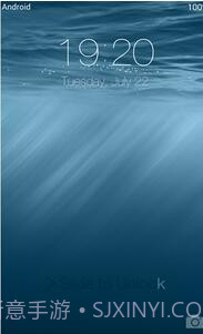 iOS 8 lock screen截图2