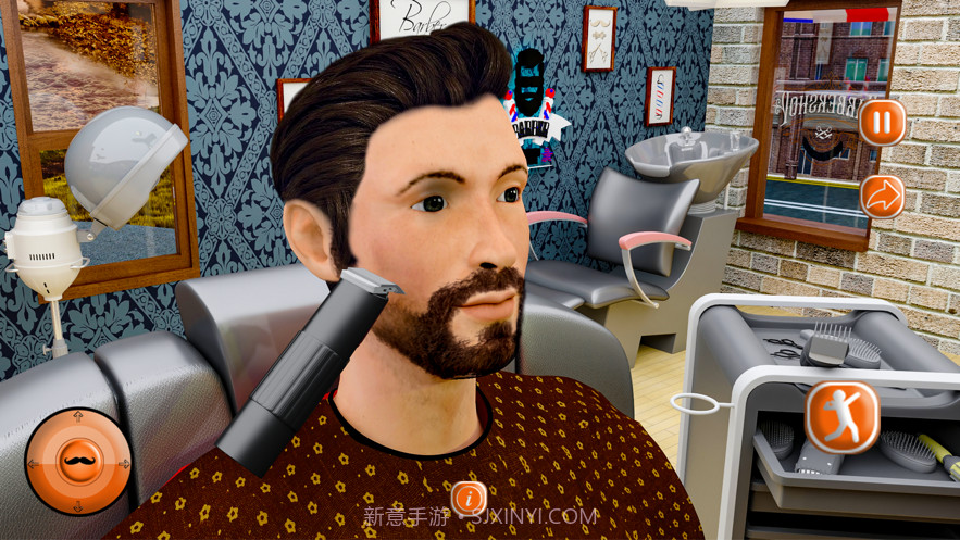 我的理发师店头发切轿车截图1