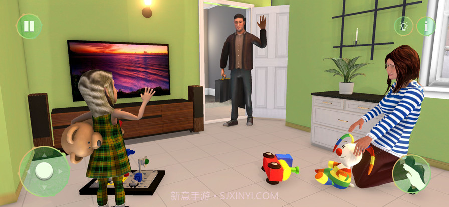 真实虚拟家庭生活妈妈和爸爸模拟器截图5
