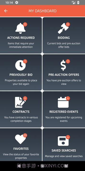 Xome房地产拍卖截图2