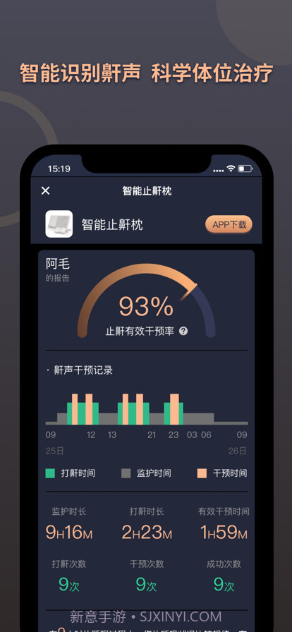 智能止鼾枕控制系统截图2 智能止鼾枕控制系统截图2