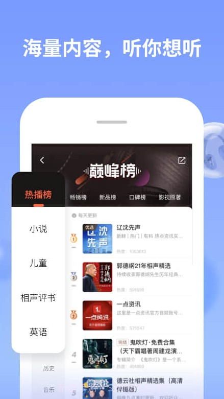 喜马拉雅电台截图1 喜马拉雅电台截图1