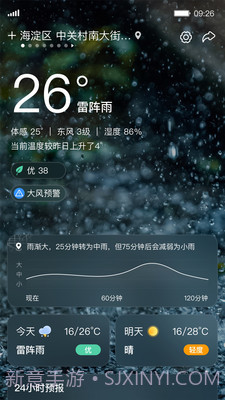 呱呱天气预报截图2