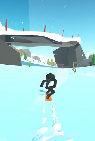 火柴人滑雪完美版截图1