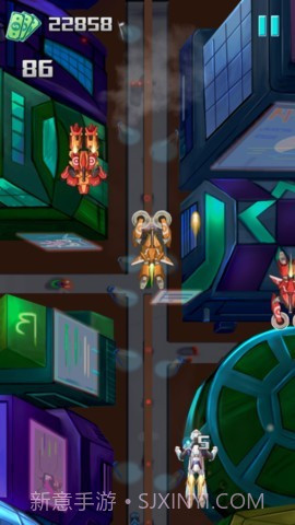 钢铁战争战斗机人截图2