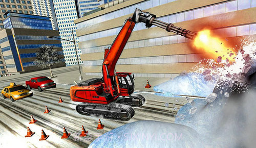 雪地挖掘机救援行动截图2