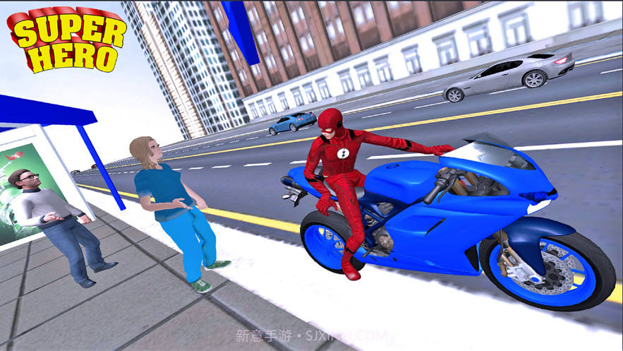 SuperheroBikeTaxiSimulator截图2