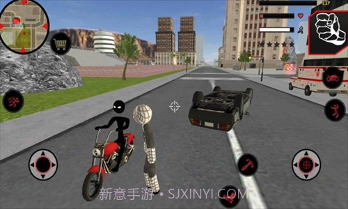 蜘蛛火柴人绳索英雄2截图2