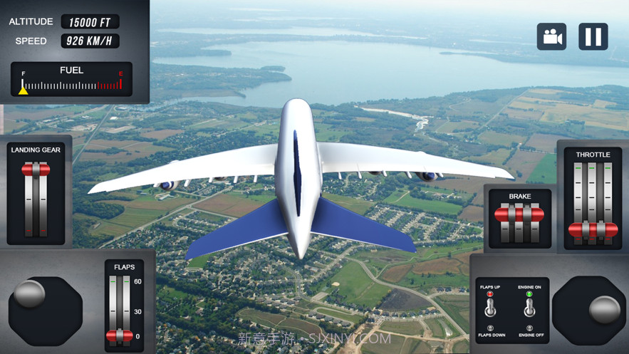 飞机城市飞行模拟器截图1 飞机城市飞行模拟器截图1