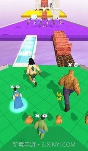 超级英雄桥跑比赛3D截图3 超级英雄桥跑比赛3D截图3