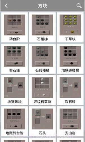 我的世界合成表截图1 我的世界合成表截图1