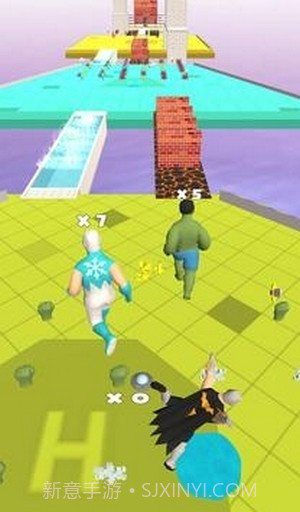 超级英雄桥跑比赛3D截图1 超级英雄桥跑比赛3D截图1