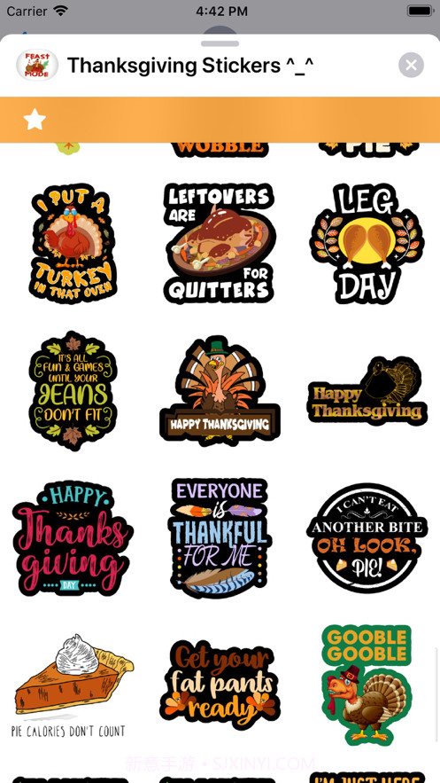 ThanksgivingStickers^_^截图5