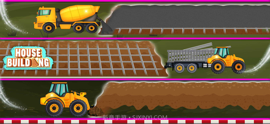 家庭建筑卡车游戏截图2 家庭建筑卡车游戏截图2