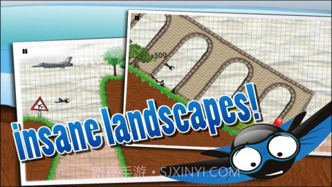 滑翔火柴人 Wingsuit Stickman截图3 滑翔火柴人 Wingsuit Stickman截图3