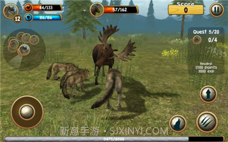 3D野狼模拟器截图2