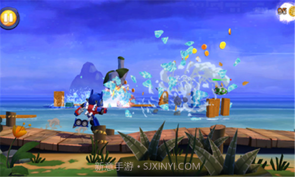 愤怒的小鸟变形金刚截图1